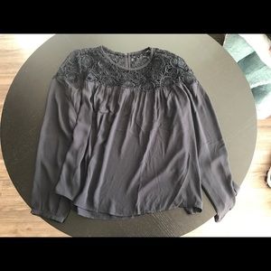 NWT Loft Black Top